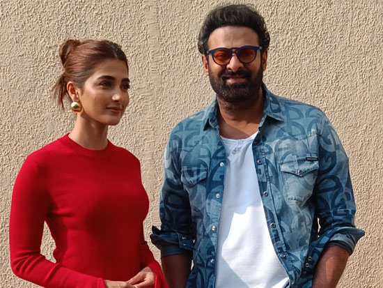 Prabhas And Pooja At Radhe Shyam Promotions